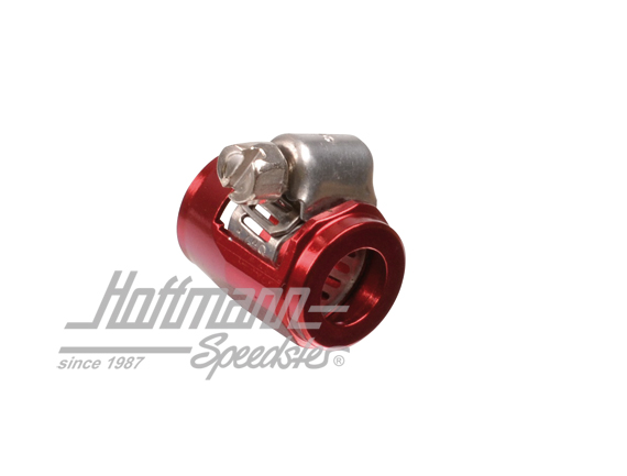 Collare per tubo flessibile speciale, alluminio rosso, 18-21mm | --- --- --- | 010-0773-04