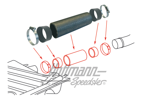 Set di tubi per bocchettone di riempimento, 8.67- | AC 127 500 | 020-5010