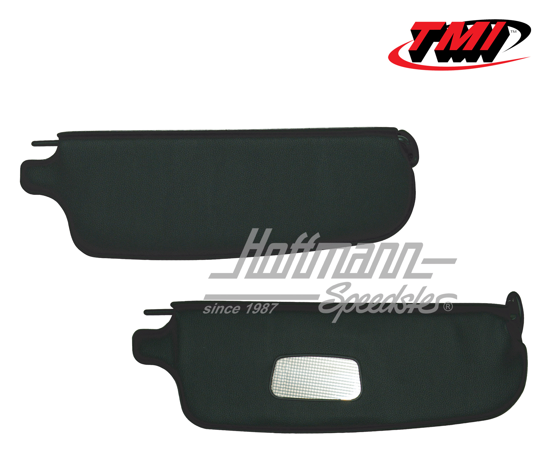 Alette parasole, nere, con specchietto, .64-.74 | 21-1523-211 | 066-0119-10