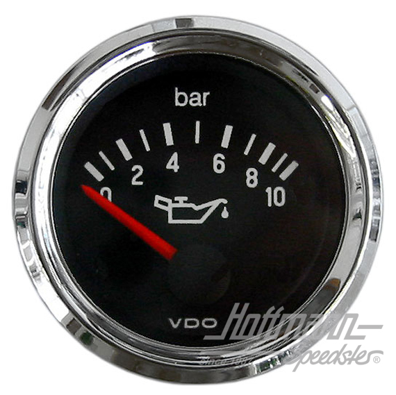Indicatore pressione dell'olio,  "Cockpit inter", 10 bar, cromato | 350 030 004 G | 021-0463