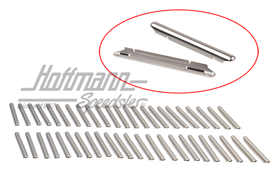 Griglia decorativa anteriore d'aria, Furgone T2, -.72, acciaio inossidabile | AAC085 | 097-1121-30