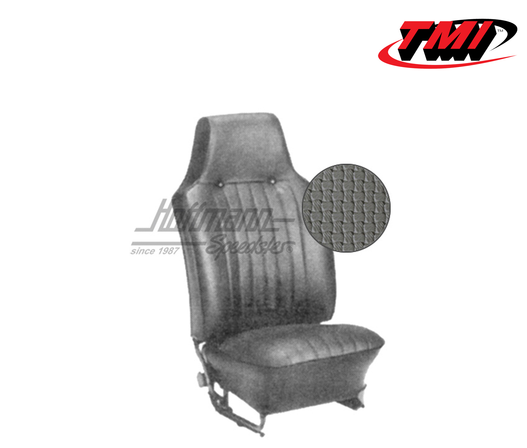Coprisedili, Cabriolet, 67-69, tessuto di cestino, grigio | 43-1324-06 | 055-6735
