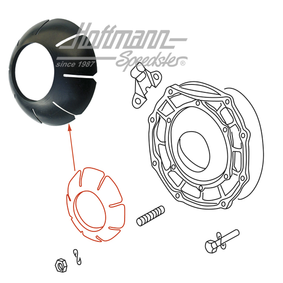 Collare plastica, tubo asse / trasmissione | 113 301 111 | 020-4542-05