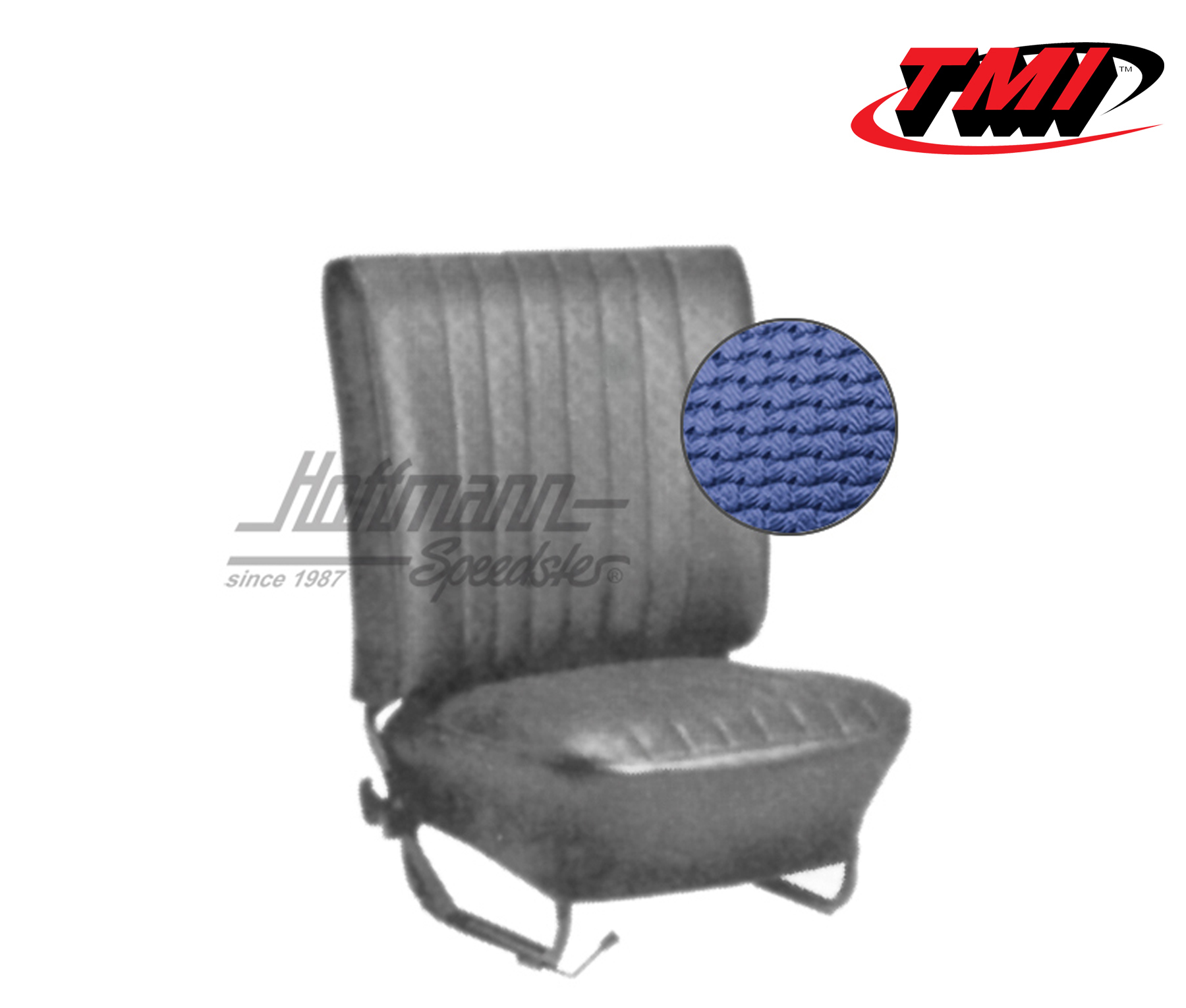 Coprisedili, Cabriolet, 67-72, tessuto di cestino, blu | 43-1330-08 | 055-6920