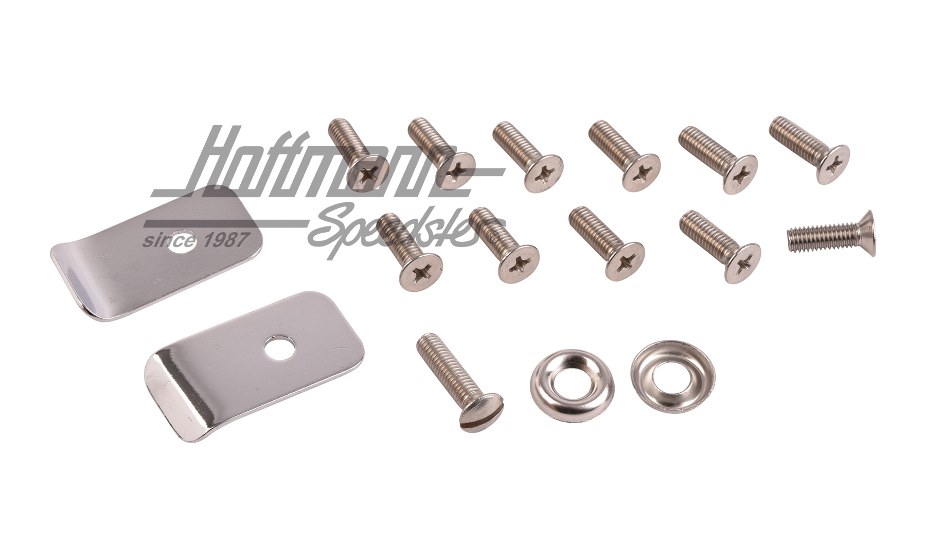 Set di fissaggio, strisce di serraggio, posteriore, Furgone T1 | 225 875 550 | 089-6530-40