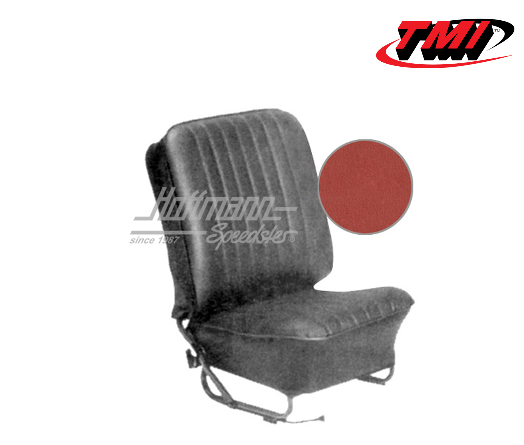 Coprisedili, Cabriolet, 57-64, classico, rosso mattone | 43-1322-23-15W | 055-6617