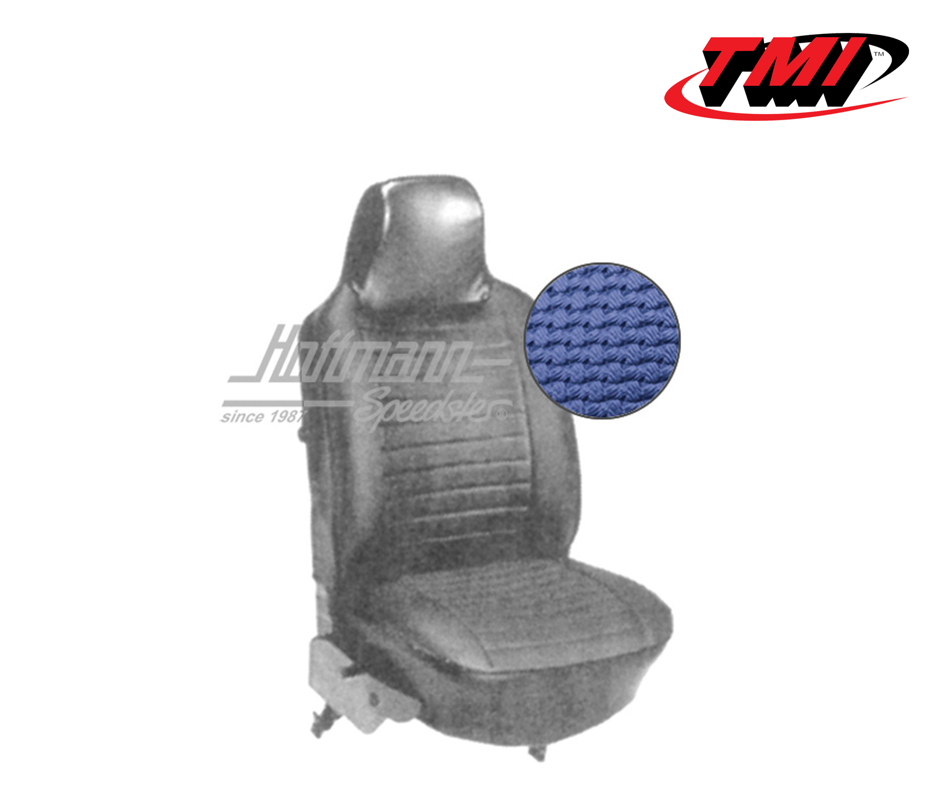 Coprisedili, Berlina, 73-76, tessuto di cestino, blu | 43-1128-08 | 055-5320