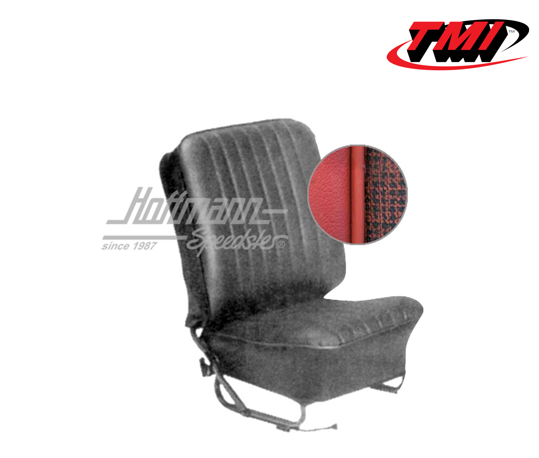 Coprisedili, Berlina, 57-64, tessuto mesh, rosso mattone | 43-1123-23-338 | 055-5617-15