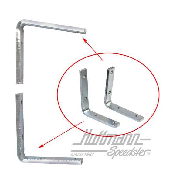 Set di squadrette di montaggio, telaio deflettore, 356 |  | 510-7090-12
