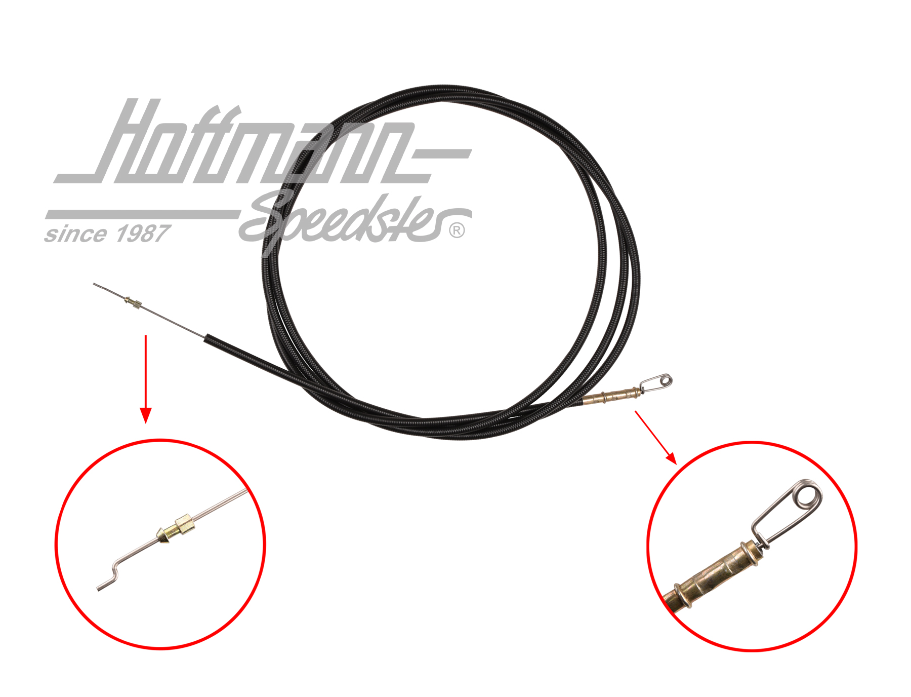 Cavo riscaldamento, distributore dell'aria calda, 75-79 | 211 711 605 F | 090-1294-30