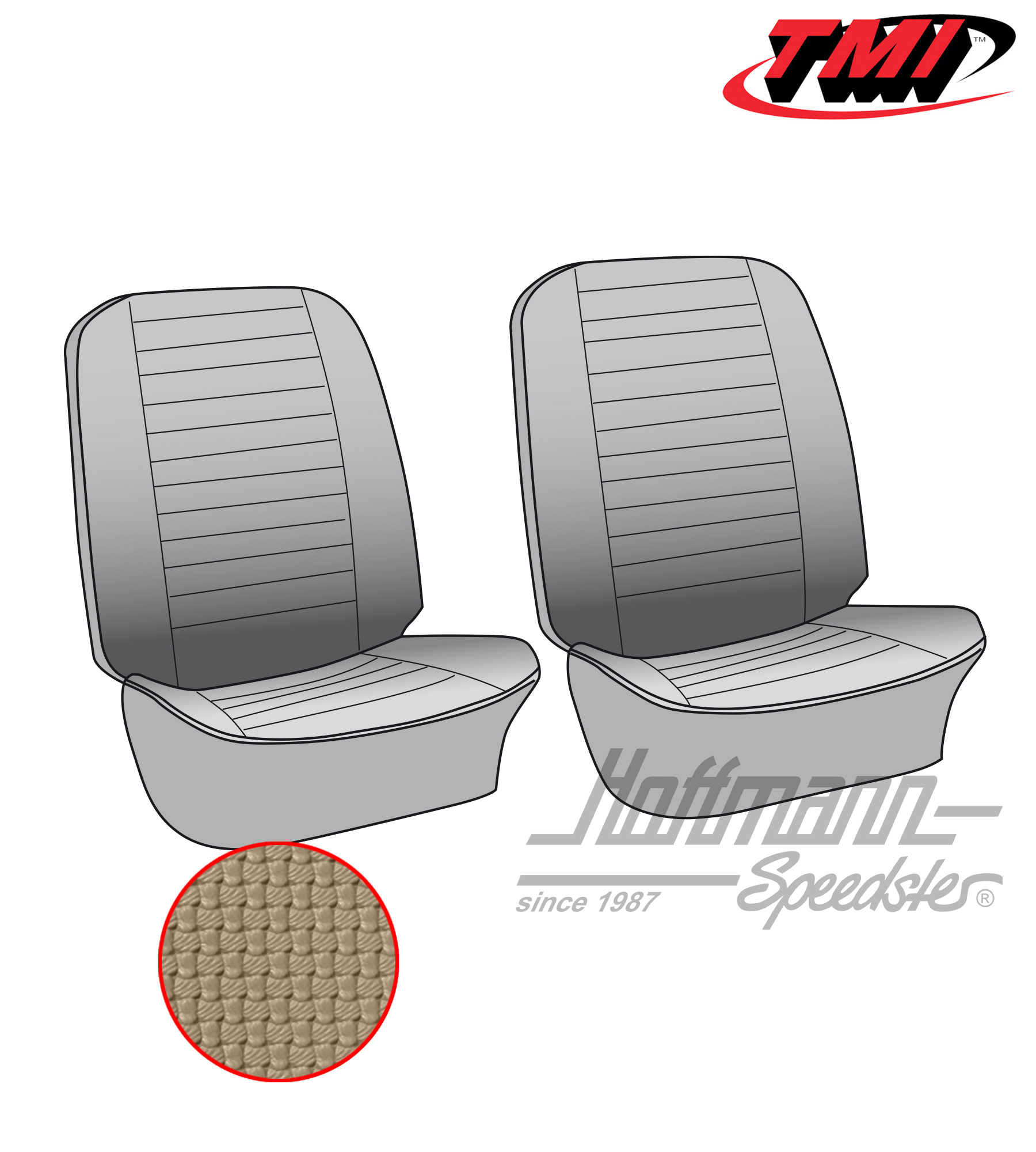 Coprisedile, anteriore, 73-76, beige | 43-2115-04 | 098-0624-20