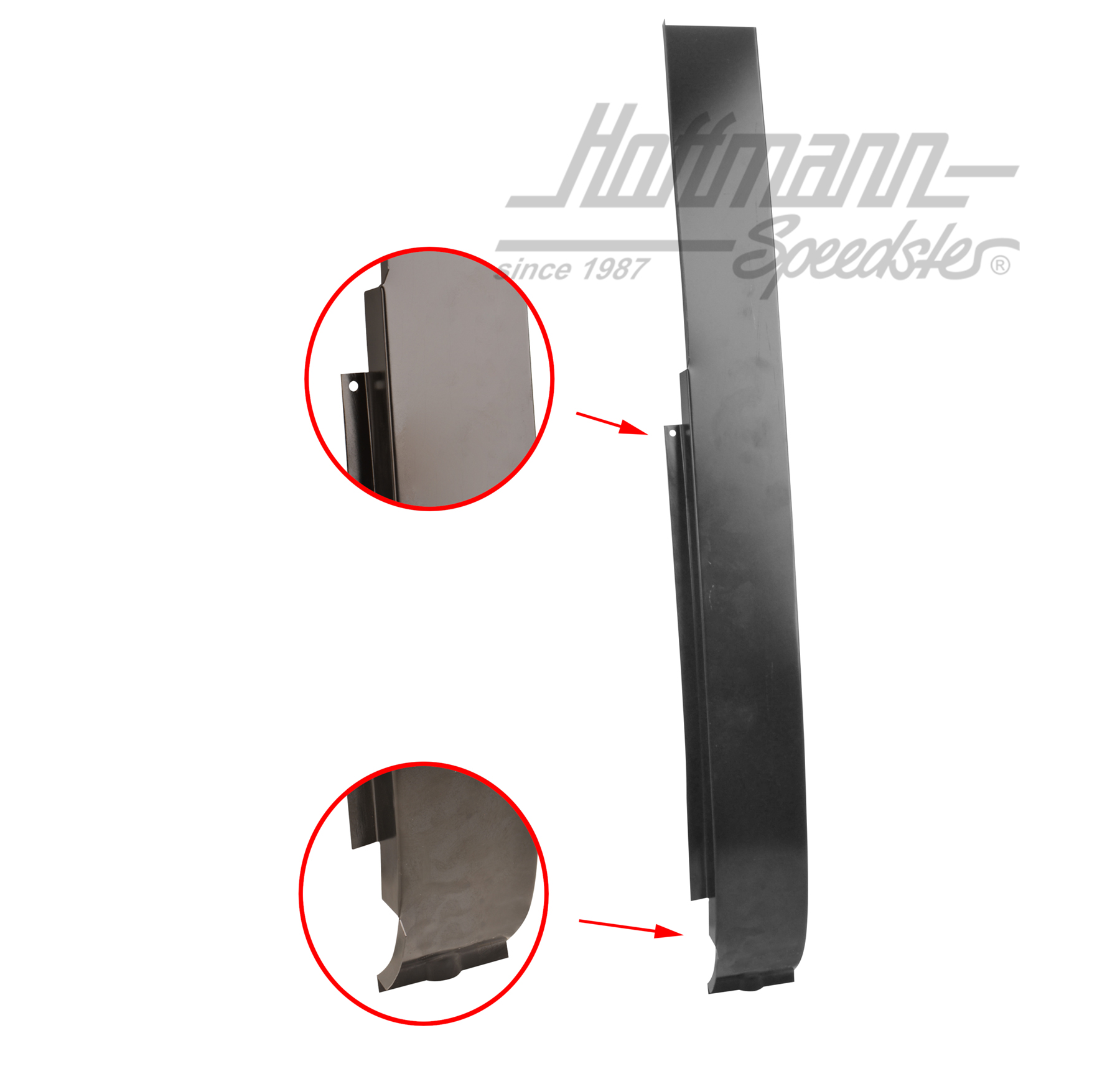 Lamiera di riparazione, montante B, Pick-up, destra, 840mm | 261 809 252/840 | 095-0366-02