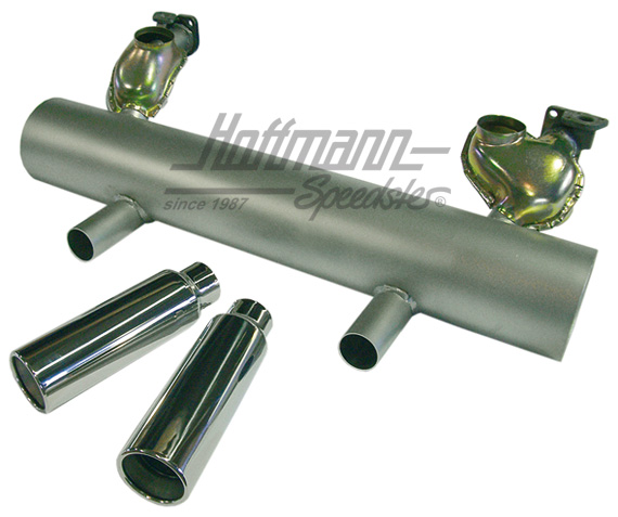 Scarico sportivo, Classic-Style, V2A, -37KW/50CV | VW 35 171 S | 020-3486