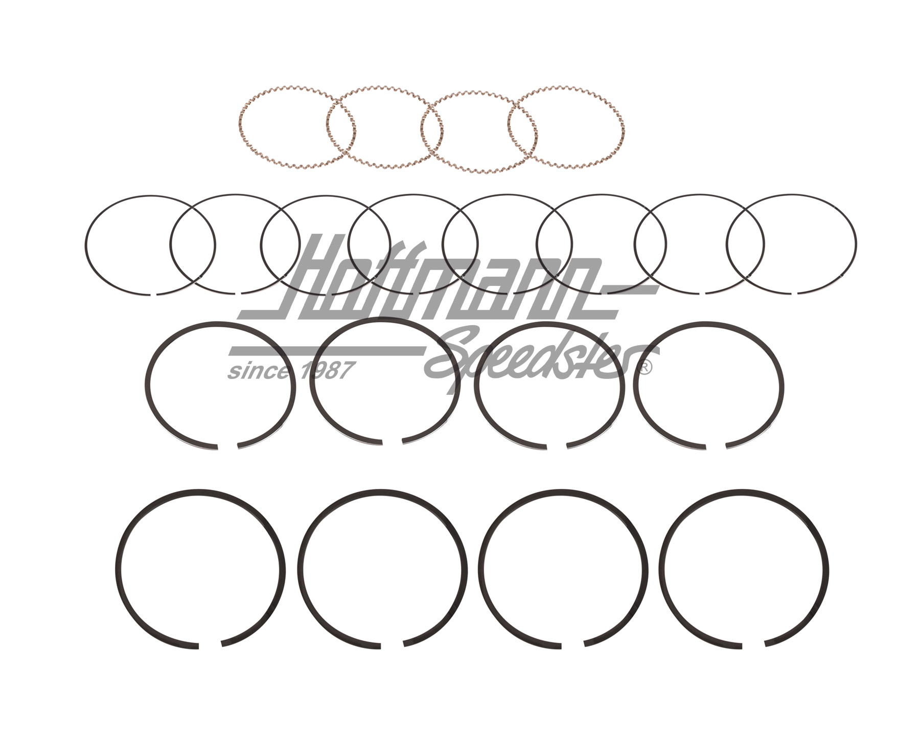 Anello del pistone
, 95.5mm/2200, per 4 pistoni | VW955WB21R | 307-0580-20