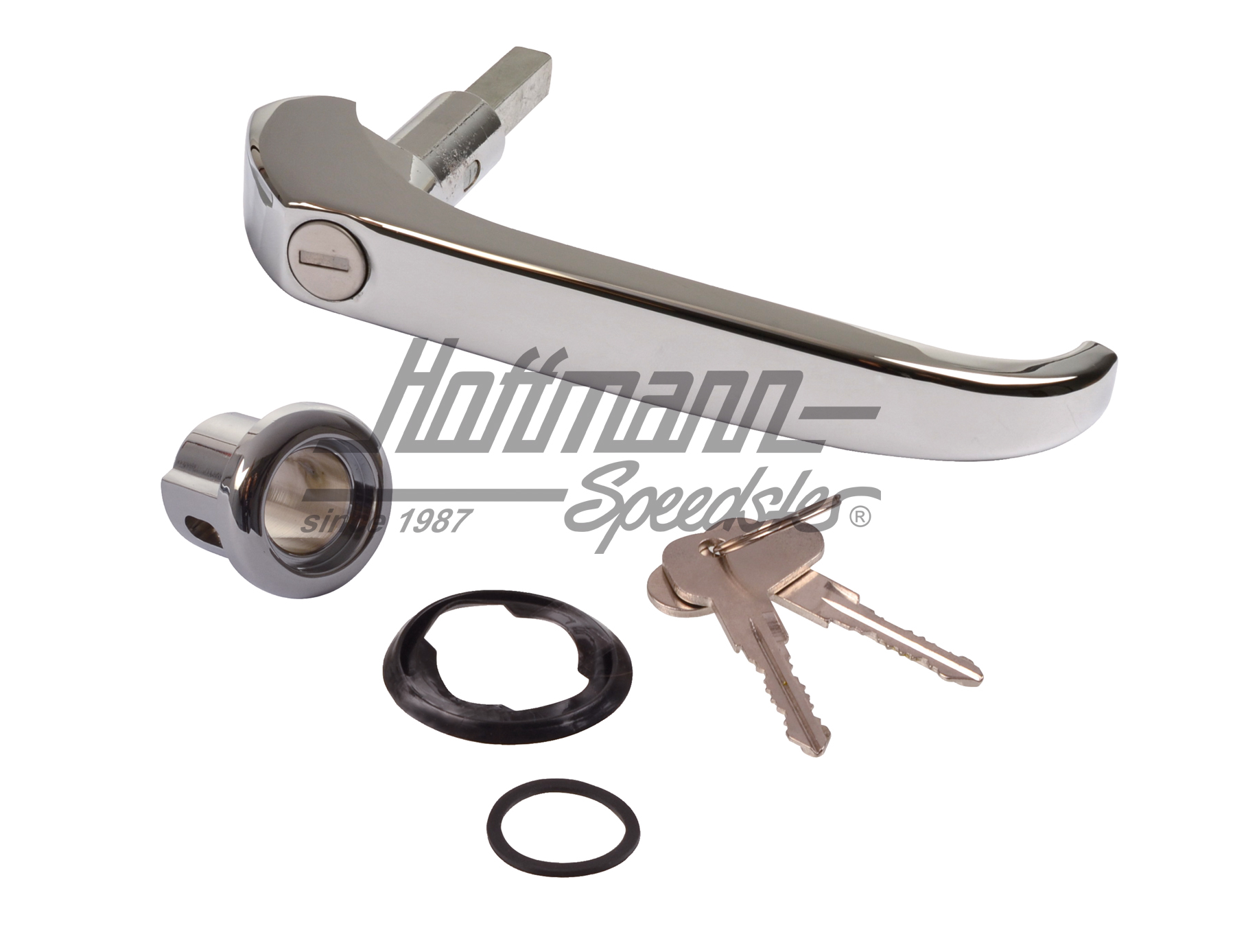 Maniglia, porta scorrevole, Furgone T2, 67-73, cromata | 211 843 703 H | 097-1037