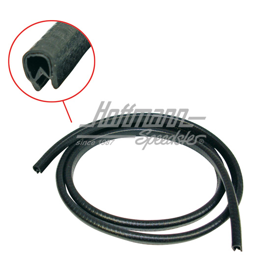 Profilo, deflettore, carrozzeria, nero | 113 845 131 AS | 020-2258-09