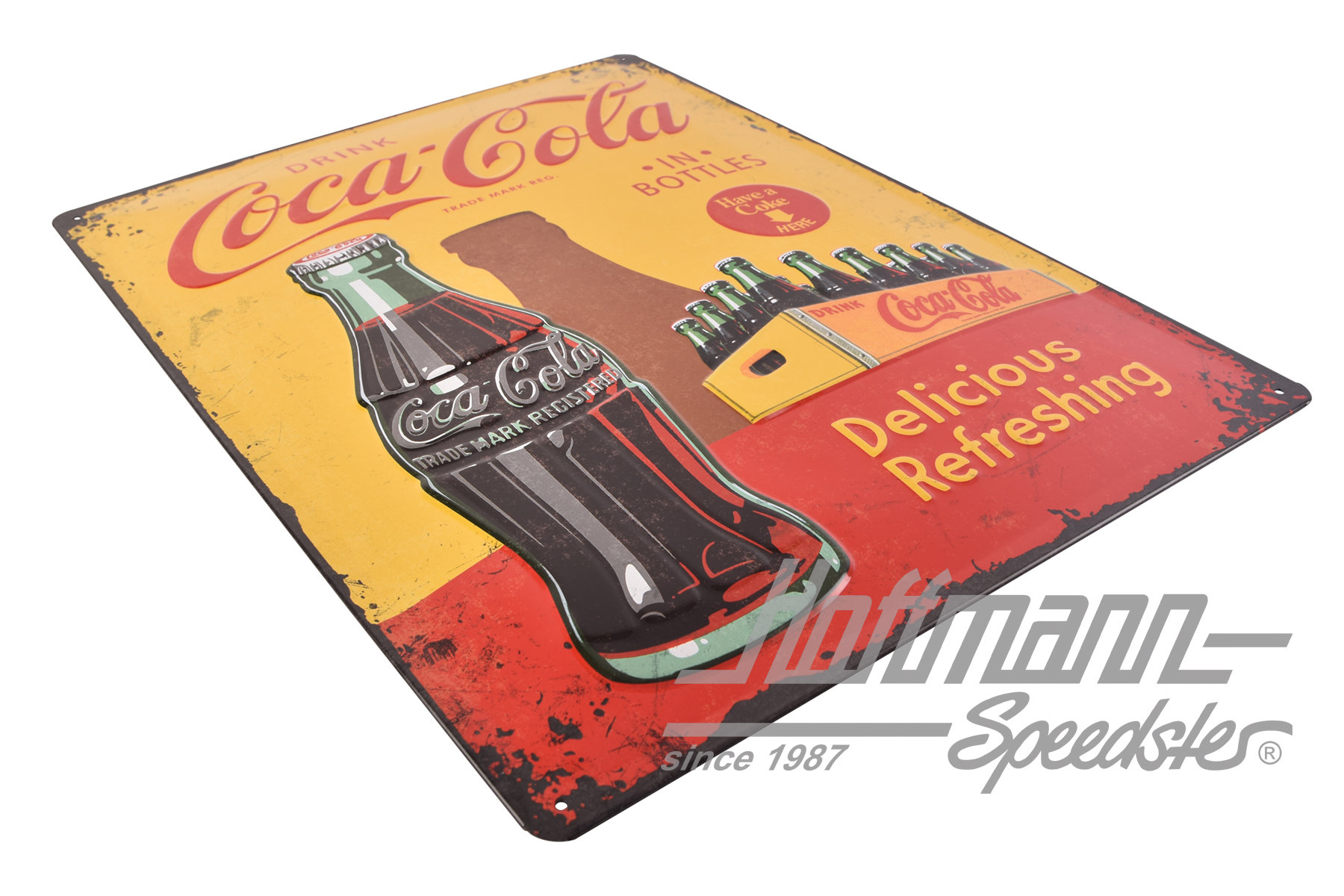 Cartello in lamiera, 300x400mm, COCA-COLA                                                           