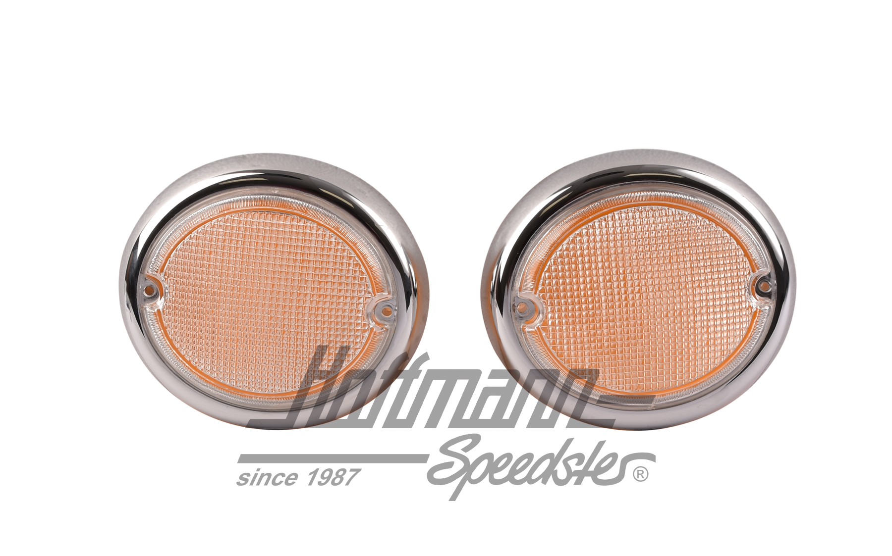 Vetri di lampeggiante, arancioni, anteriori, Furgone T1, 63-67
 | 211 898 161 B | 086-2044-20