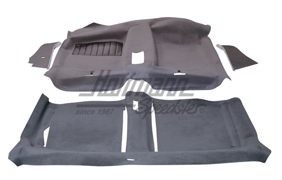 Set tappeti, Golf 1, di 2 porte, grigio                                                             