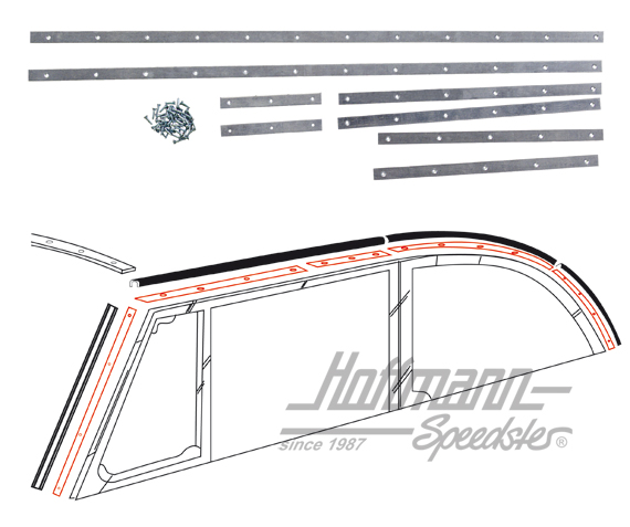 Barra di fissaggio per 020-5053, 50-65 | 151 871 359 | 020-4812
