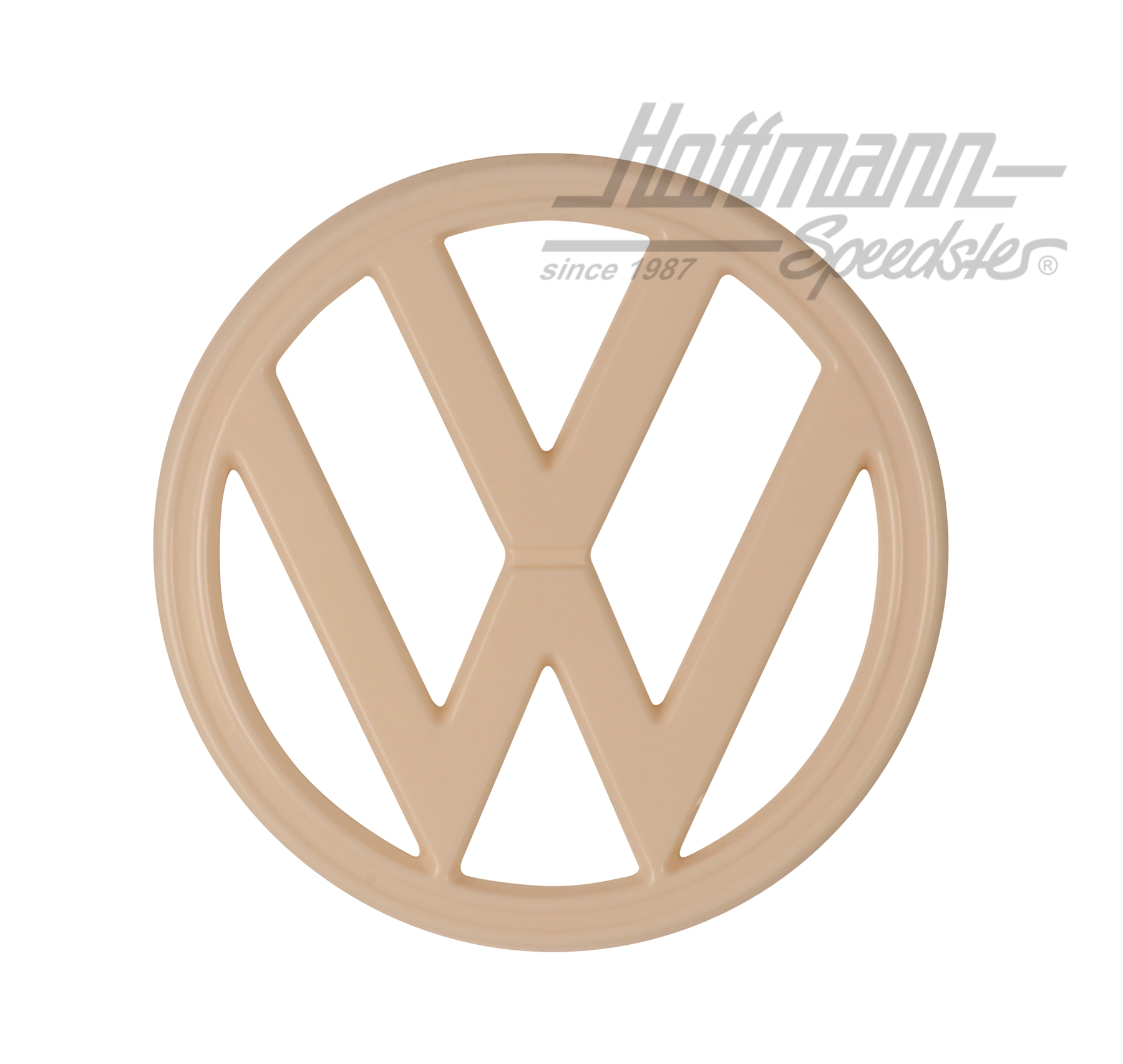 Emblema, anteriore, Furgone T2, 180mm, bianco | 211 853 601 E | 097-1081-04
