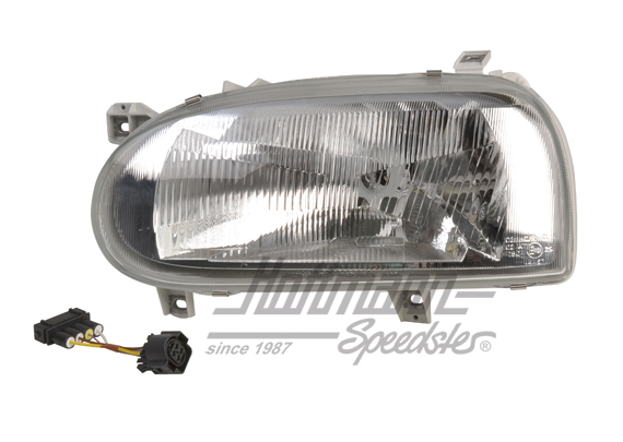 Faro, Golf 3, -92/-97, Hella, sinistro | 1AJ 007 235-271 | 219-3705-01