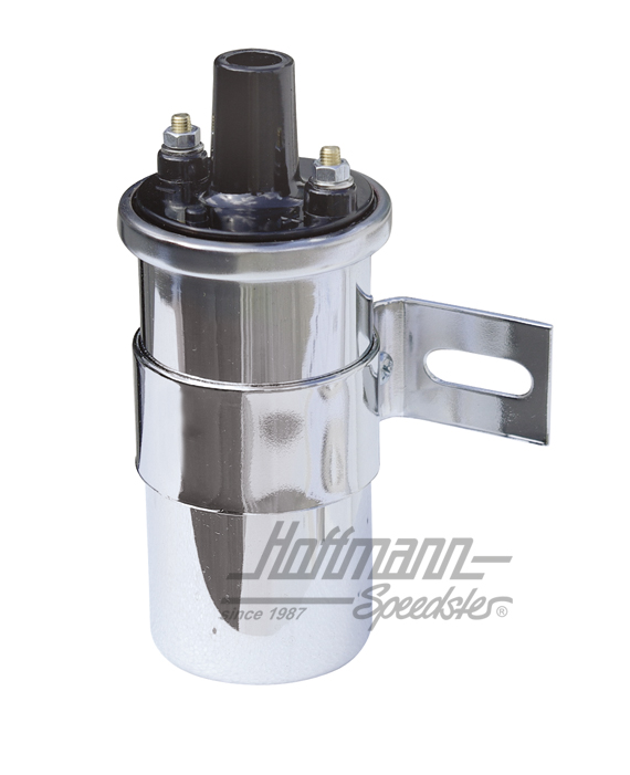 Bobina d'accensione, cromata, 12 V, 1.7 Ohm | 113 905 115 D chrom | 010-0912