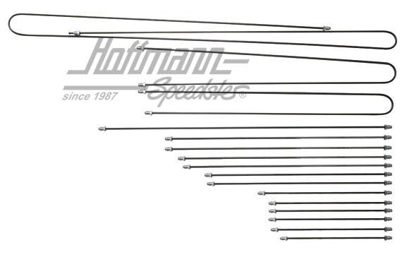 Set tubazione del freno, Furgone T3 Syncro, ABS |  | 325-2560-21