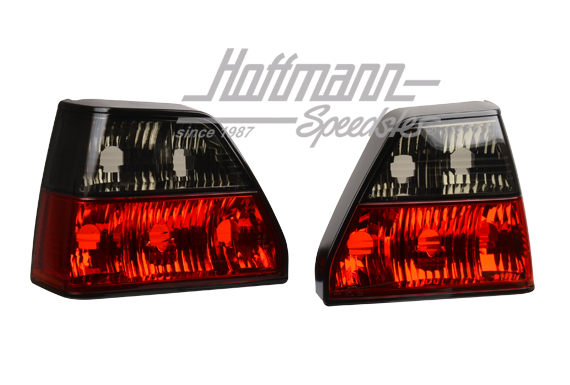 Luci posteriori, Golf 2, rosso / nero                                                               