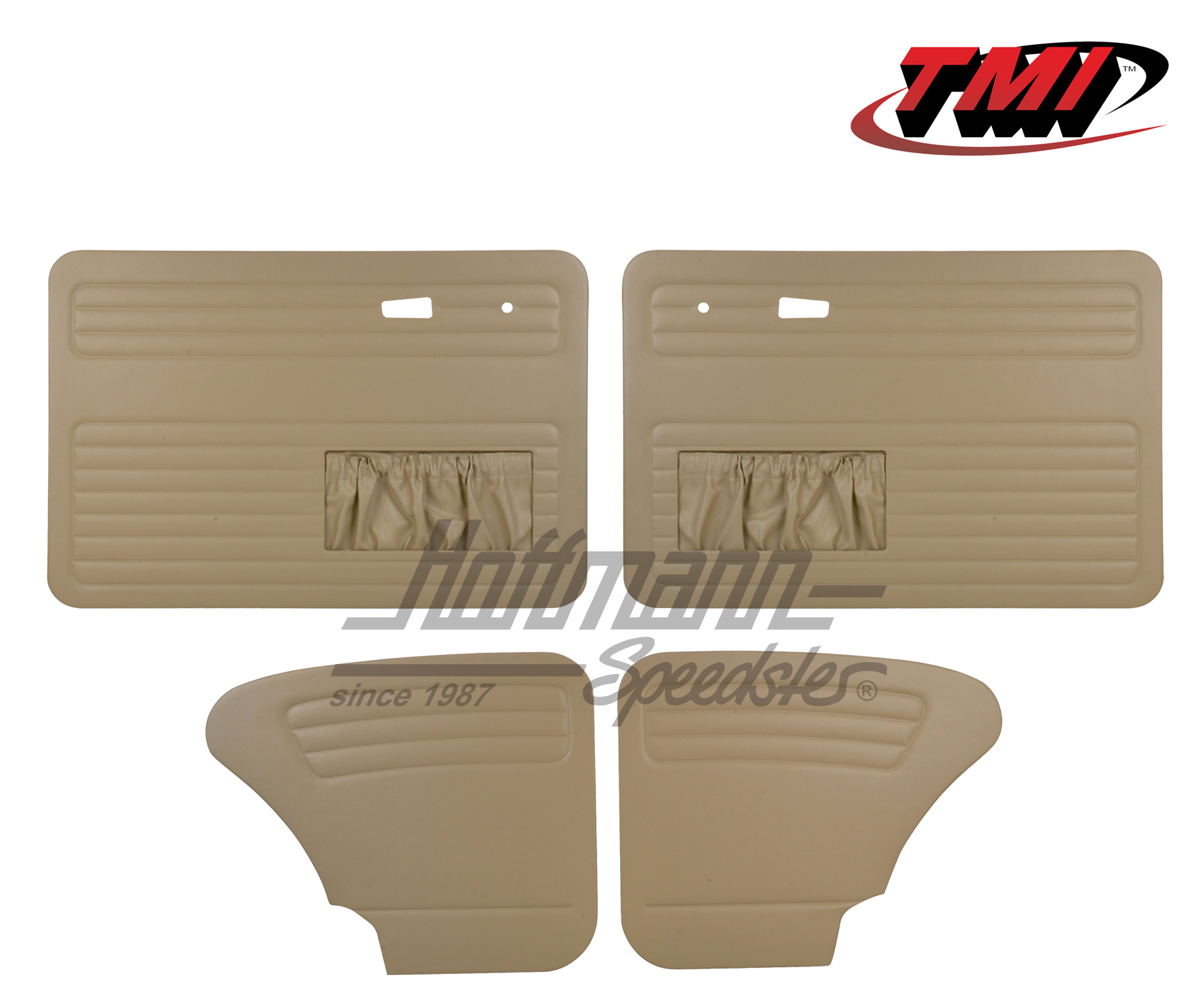 Pannelli per portiera e laterali, Maggiolino Berlina, 8.66-, beige | 10-1129-14 | 055-7525