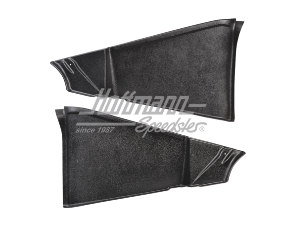 Copertura cerniera, Karmann Ghia, 12.68-7.74, nera | 141 867 035 BK | 060-4101-13