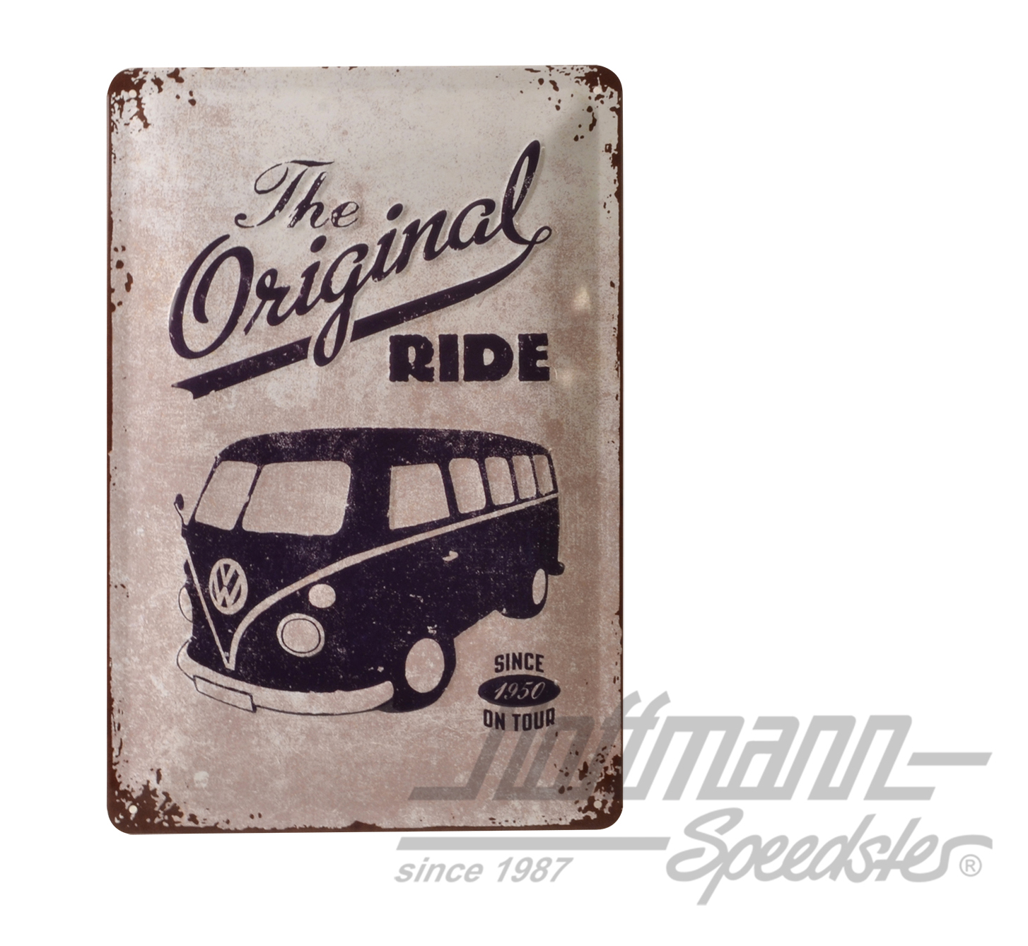 Cartello in lamiera, VW Bulli, The Original Ride | 22188 | 021-0176-30