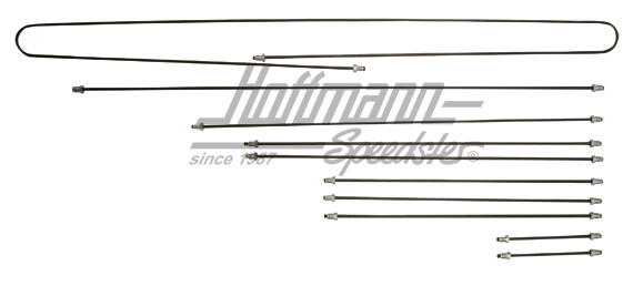 Set tubazione del freno, Furgone T2,  8.70-7.71 | 211 698 005 J | 090-3215