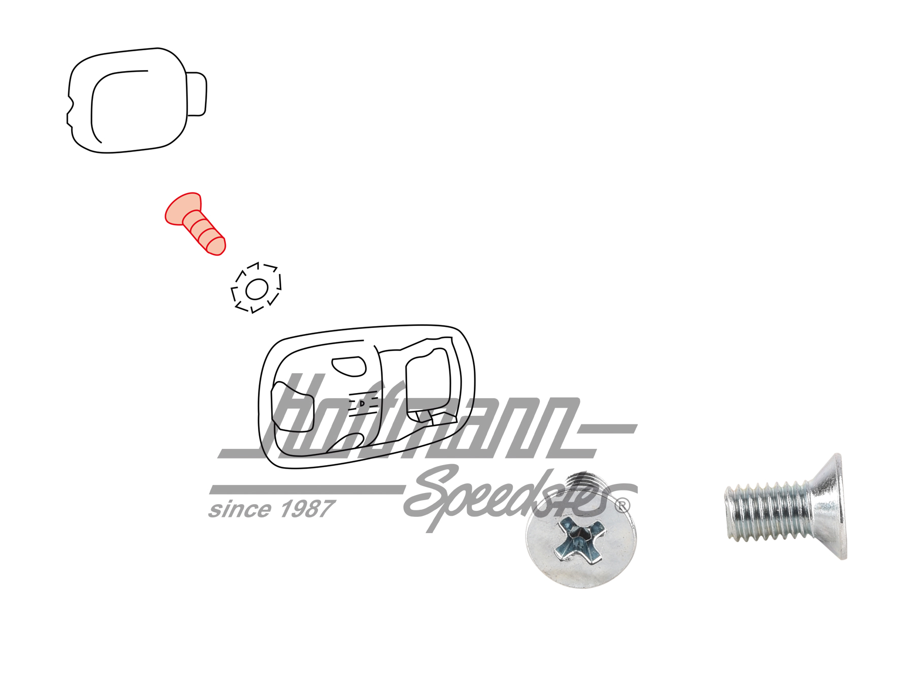 Viti, copertura apriportiera, 8.63- (COPPIA) | N  011 264 3 | 020-2321-03