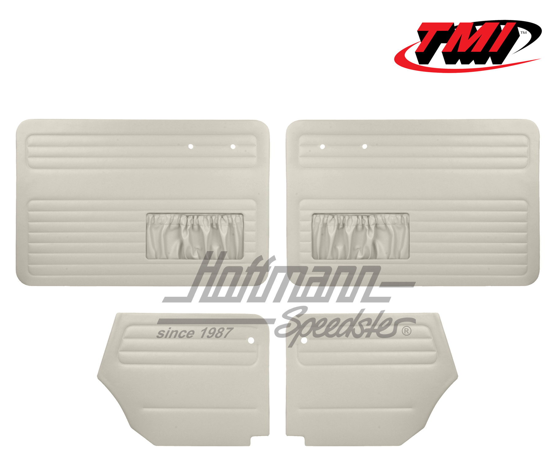 Pannelli per portiera e laterali, Maggiolino Cabriolet, 64-66, bianco | 10-1328-20 | 055-7560