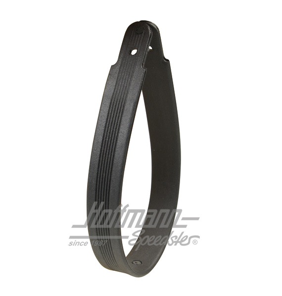 Cinghia da polso, nera, corta | 113 857 611 E  BK | 055-5010-06