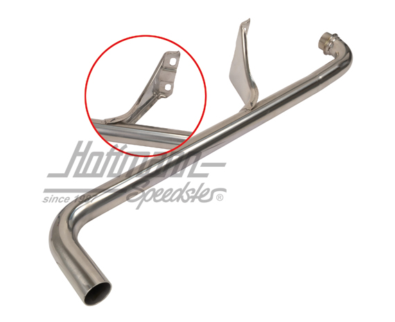 Tubo silenziatore, Furgone T2, 1.3-1.6, acciaio inossidabile                                        