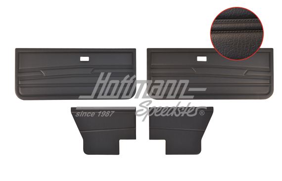 Pannelli per portiere, Golf 1 Cabriolet, nero | 155 898 320 | 180-1960-10