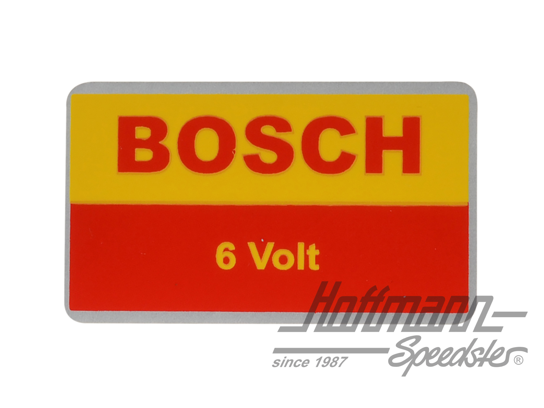 Adesivo "6 Volt", bobina accensione, giallo/rosso | AC853979 | 021-0194-23