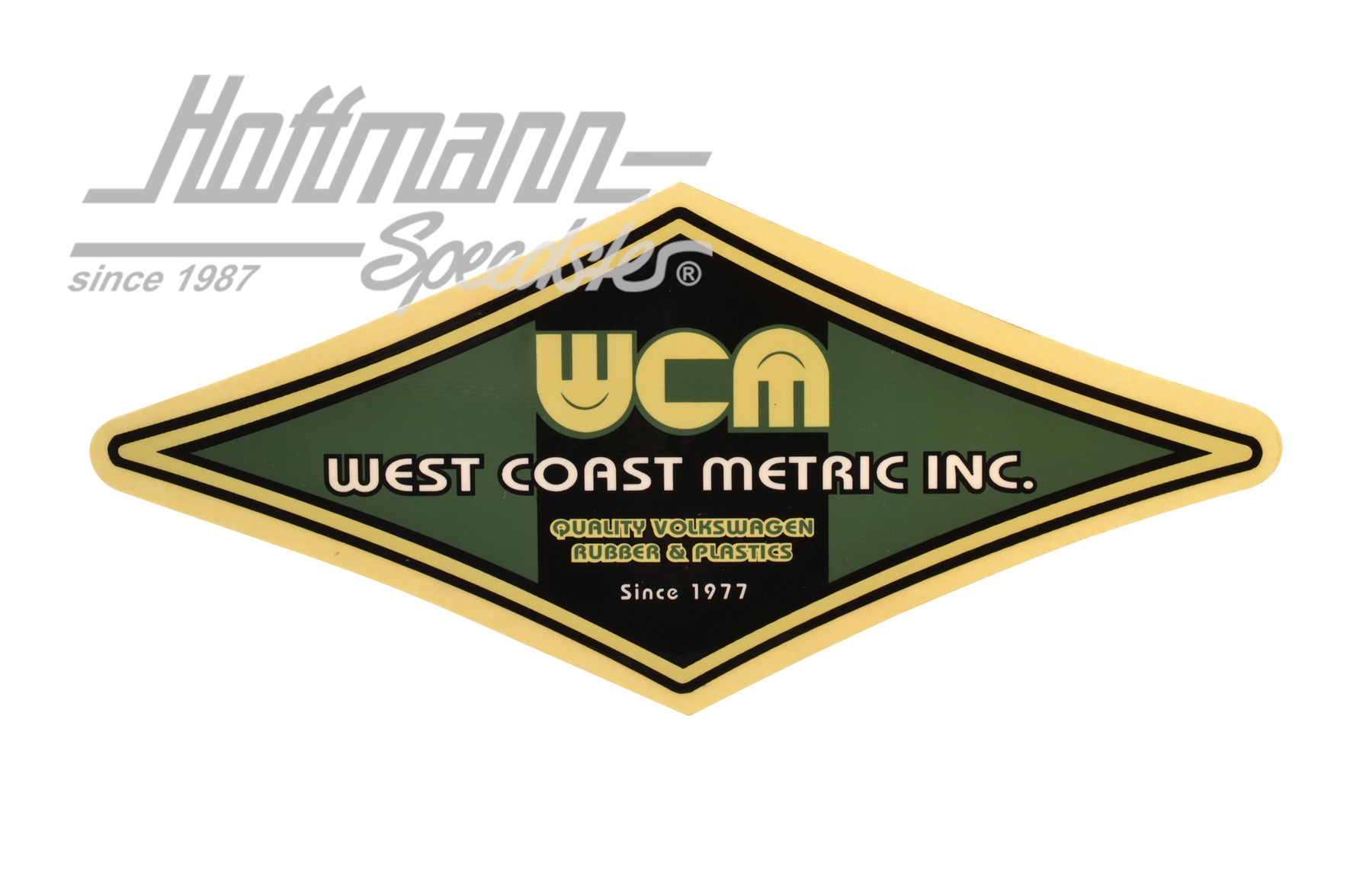Adesivo "West Coast Metric", verde | --- --- --- | 021-0187-10