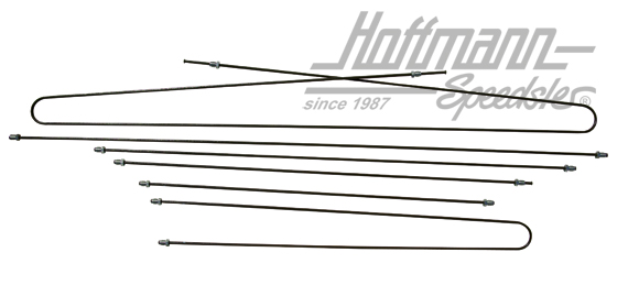 Set tubazione del freno, Furgone T1, -3.55 | 211 698 005 | 089-2550-05