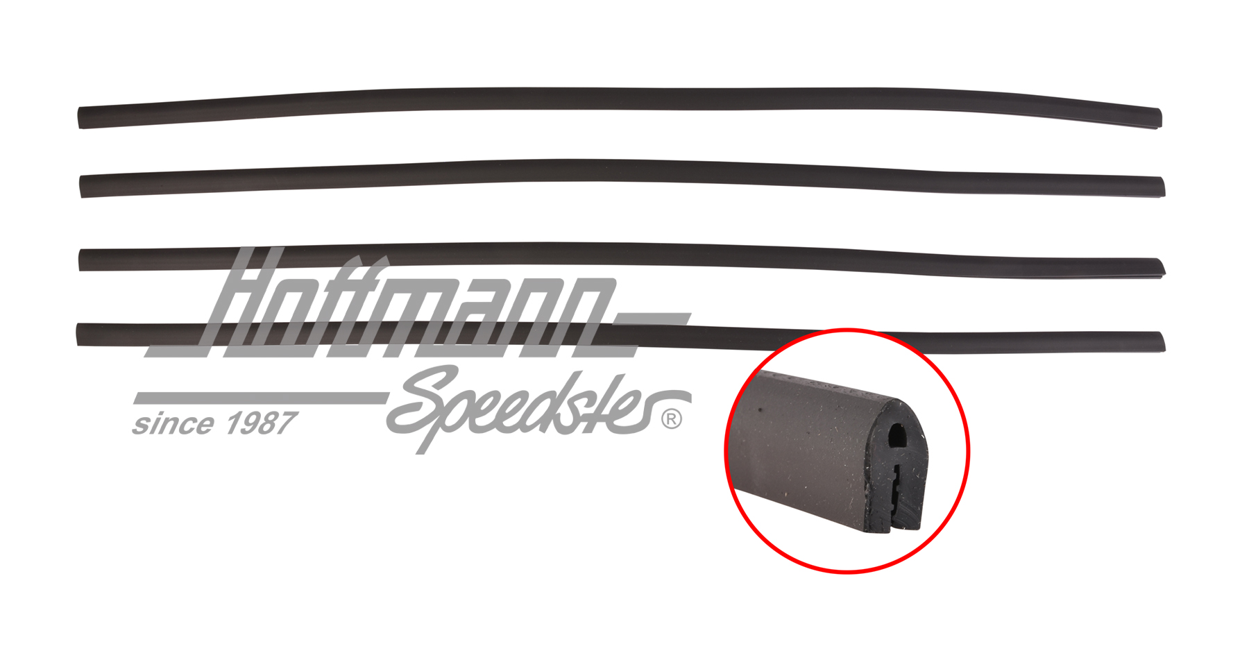 Guarnizioni, ventilazione, pannello laterale, 61-65 | 361 821 333 | 069-8084-08