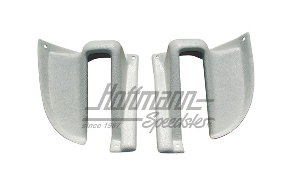 Coperture cerniere, Furgone T2, posteriore, bianche | 211 867 529 B+211 867 530 B | 098-0165-08