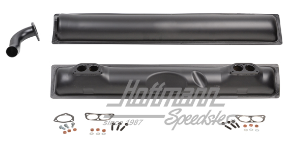 Scarico sportivo, lamiera d'acciaio, 914/4, 1.7-1.8 | 021 251 053 C | 600-2098