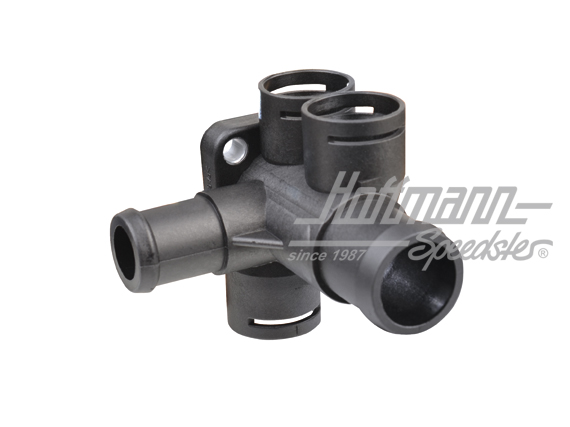 Flangia dell'acqua, per benzina,  1.6-1.8, 88-93 | 037 121 132 B | 201-1530-10