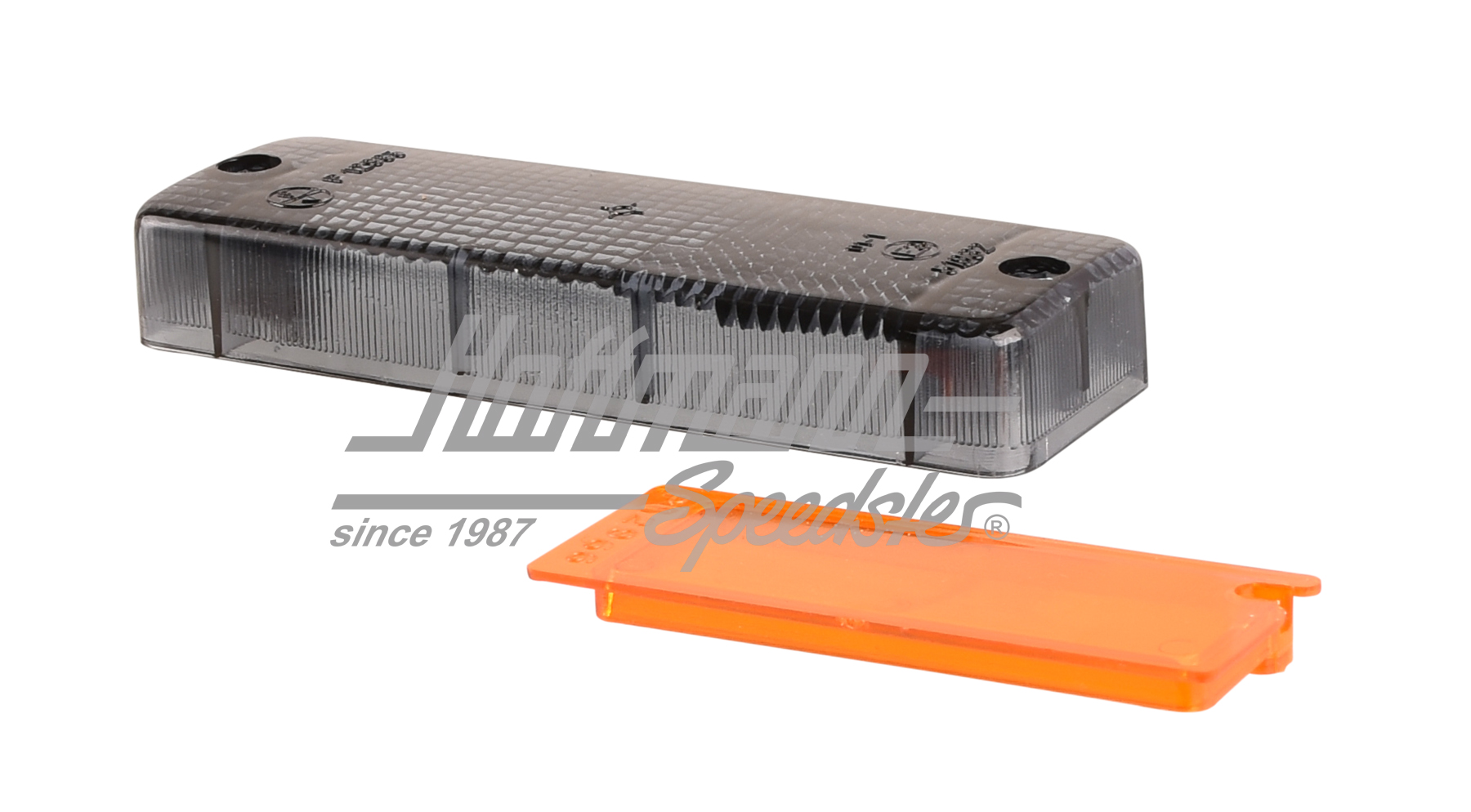 Vetro di lampeggiatore, Golf 1 Cabriolet, 88-93, nero                                               