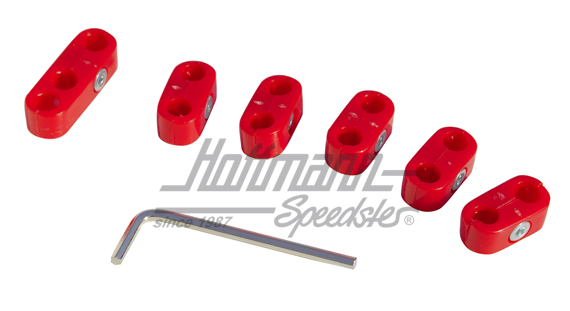 Set terminali cavi d'accensione, rosso | AC 998 204 | 010-0973-01