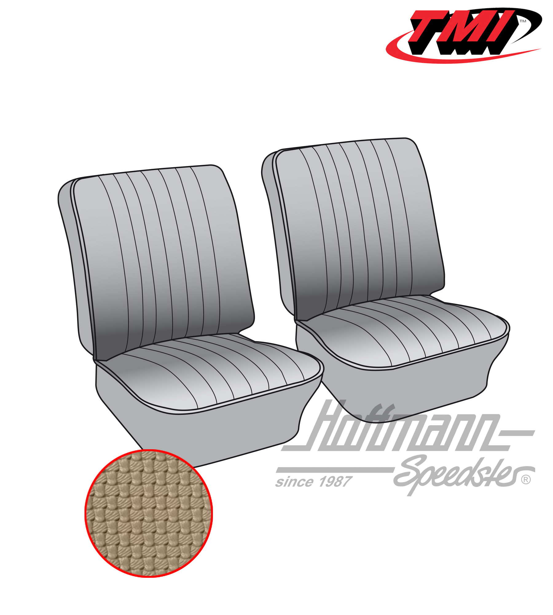 Coprisedile, anteriore, 67-73, beige | 43-2114-04 | 098-0620-20