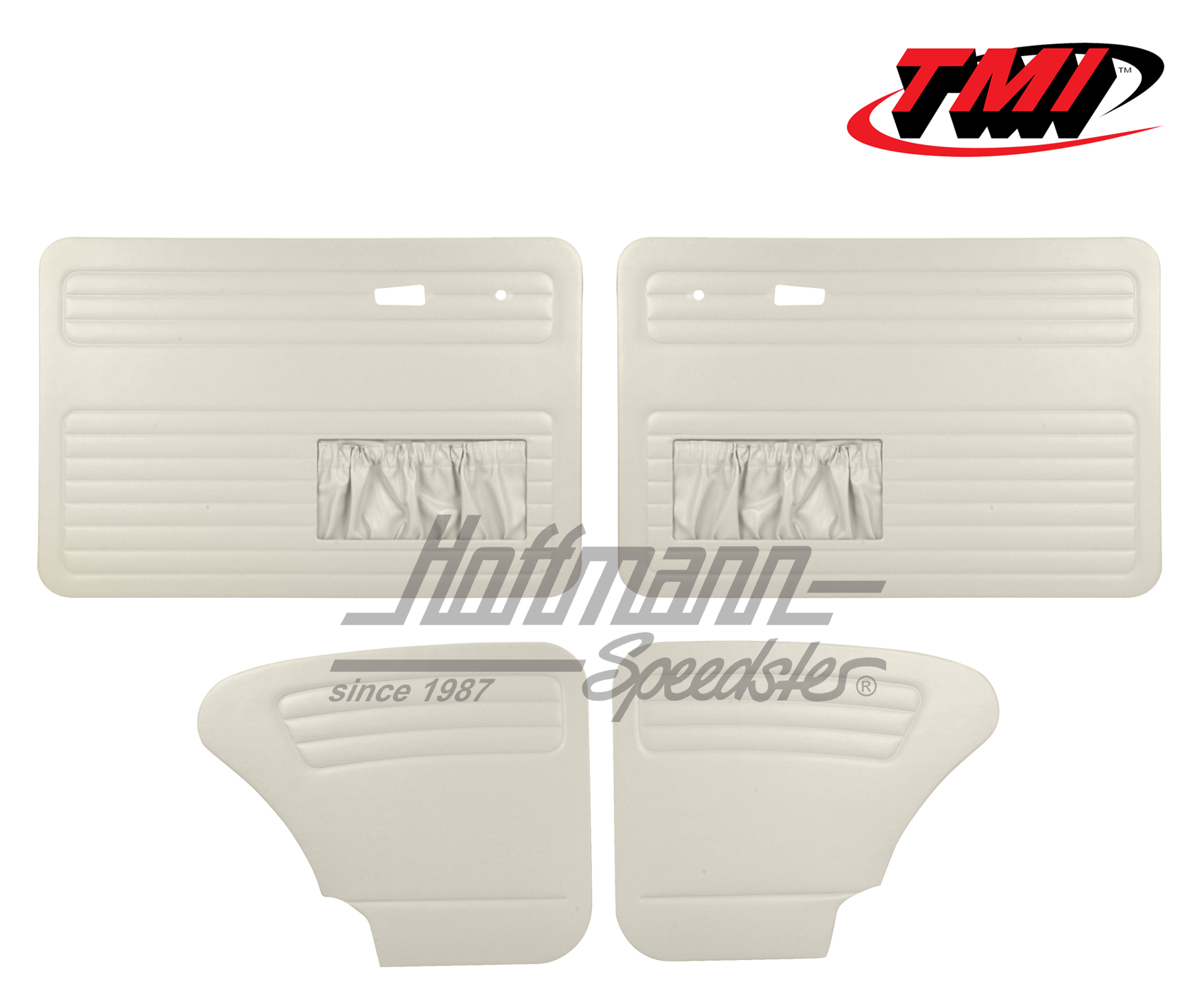 Pannelli per portiera e laterali, Maggiolino Berlina, 8.66-, bianco | 10-1129-20 | 055-7520