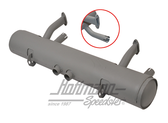 Silenziatore di scarico, 356 B+C, 912 | 616 111 010 05 | 510-0104